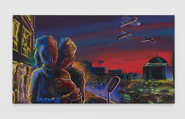 Robert Yarber

Crowds and Power, 2018

oil and acrylic on canvas

72.0h x 132.0w in
182.88h x 335.28w cm