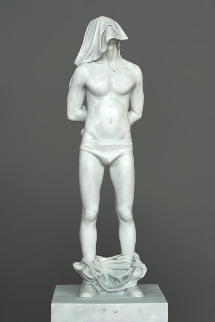 Reza Aramesh

Action 211, Site of the Fall: Study of the Renaissance Garden, At 12 noon, Monday 15 July 1968, 2022

hand carved, polished Statuario marble

39 1/2 x 15 1/2 x 15 in
100.3 x 39.4 x 38.1 cm