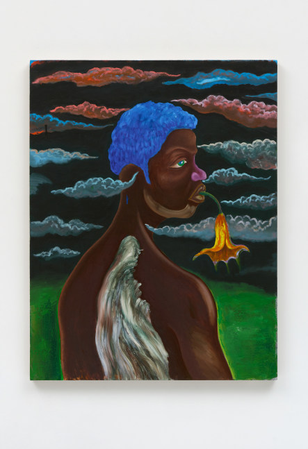 Simphiwe Ndzube

Ingilosi Emnyama, 2022

Oil on canvas

51.18h x 39.37w x 1.77d in

130h x 100w x 4.50d cm