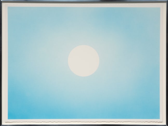 Rob Reynolds, New Sun (cyan turquoise), 2025