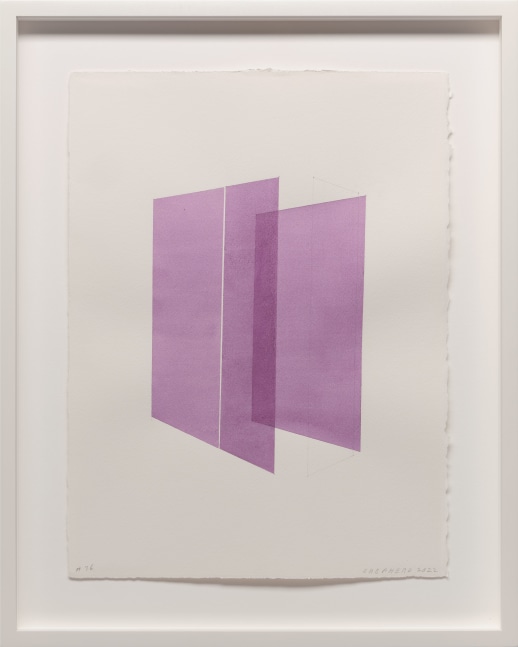 Kate Shepherd
Violet, Overlapping Walls, #76, 2022
Watercolor on Arches paper
15 x 11 1/4 inches
38.1 x 28.6 cm