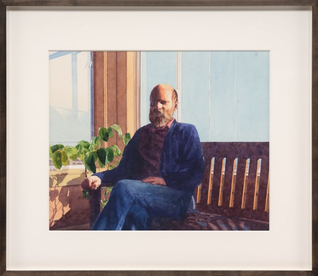 Robert Bechtle
Potrero Sun, 1985
Watercolor on paper
Framed Dimensions:
27 x 31 x 2 inches
68.6 x 78.7 x 5.1 cm
Paper Dimensions:
23 3/8 x 26 3/4 inches
59.4 x 67.9 cm