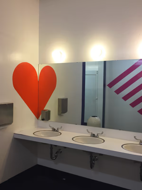 Barbara Stauffacher Solomon Supergraphics at Marin Country Mart, Larkspur, CA