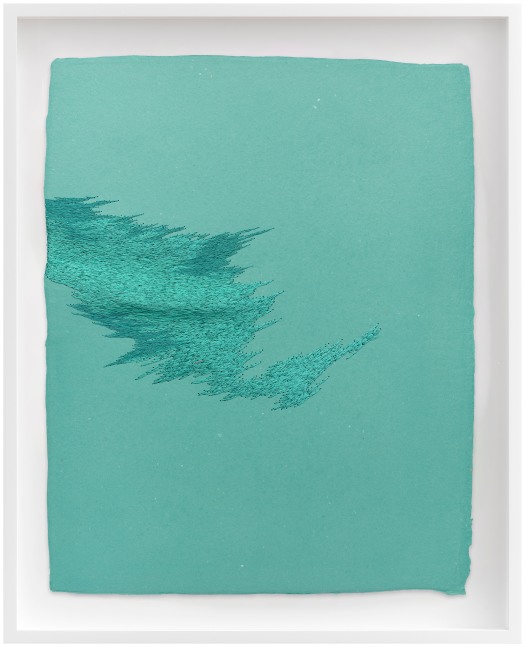 Jessie Henson
Untitled, 2024
Thread on handmade paper
20 x 15 1/2 inches
50.8 x 39.4 cm