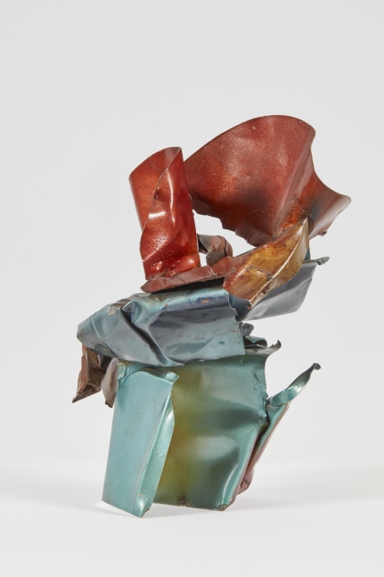 John Chamberlain Untitled, 1962 Painted and chromium-plated steel 10 1/4 x 6 3/4 x 7 inches 26 x 17.1 x 17.8 cm