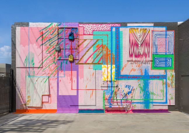 Sarah Cain, Now I'm Going to Tell You Everything, 2017, ICA, Los Angeles, CA