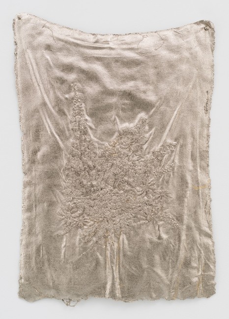 Jessie Henson Monument (shine), 2024 Inscribed on the verso with the artist's signature, name and date Unique Bronze with 22k and Caplain 20K gold leaf 29 1/2 x 20 1/4 x 1 inches 74.9 x 51.4 x 2.5 cm