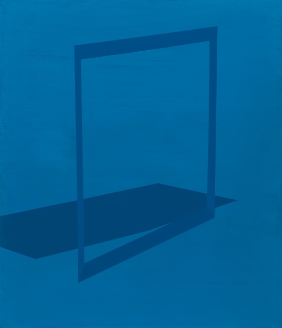 Kate Shepherd From Above, Open Sculpture, 1, 2022 Enamel on durabond panel 52 x 45 x 1 1/2 inches 132.1 x 114.3 x 3.8 cm