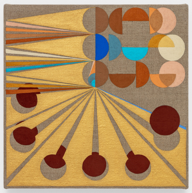 Eamon Ore-Giron Infinite Regress CXV (study 1), 2020 Mineral paint and flashe on linen 12 x 12 inches 30.5 x 30.5 cm