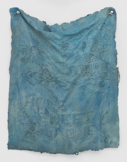 Jessie Henson Monument (home), 2024 Inscribed on the verso with the artist's signature, name and date Unique Bronze with patina and Caplain 20k gold leaf 18 x 13 3/4 x 1 inches 45.7 x 34.9 x 2.5 cm