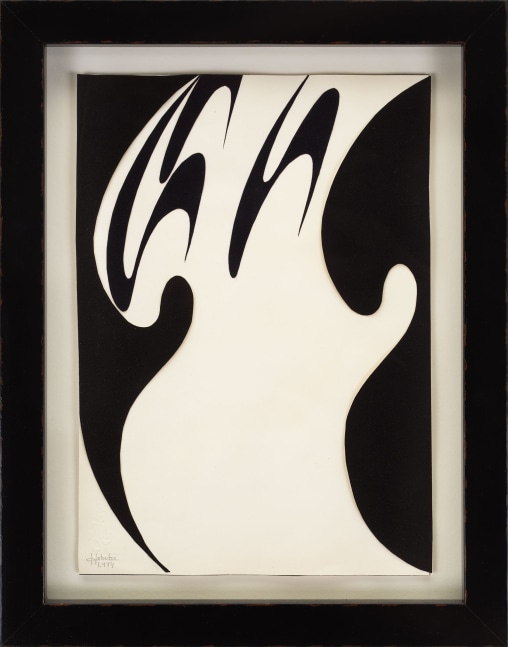 H​abuba Farah Untitled, 1974 Cut-out on paper Framed Dimensions: 14 7/8 x 11 5/8 inches 37.8 x 29.5 cm
