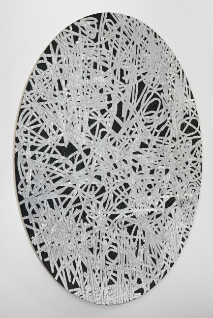 Jim Hodges, Untitled (erasure through black), 2013