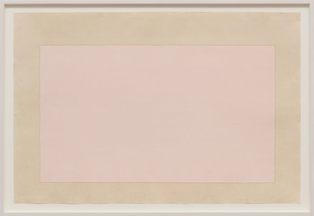 Marsha Cottrell Untitled (Pink), 2025 Archival pigment-based ink on digital ground on paper, unique Framed Dimensions: 36 1/8 x 52 1/2 x 1 3/4 inches 91.8 x 133.2 x 4.4 cm Paper Dimensions: 32 3/8 x 48 5/8 inches 82.1 x 123.5 cm