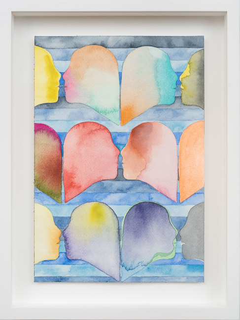 Clifford Hengst Play With The Changes, 2023 Watercolor on paper Framed Dimensions: 12 x 9 3/4 x 2 inches 30.5 x 24.8 x 5.1 cm