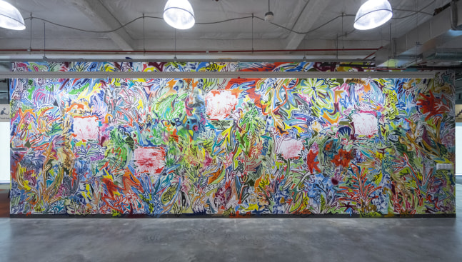 Saif Azzuz Site-specific commission at Facebook, 2021 12 feet x 34 feet