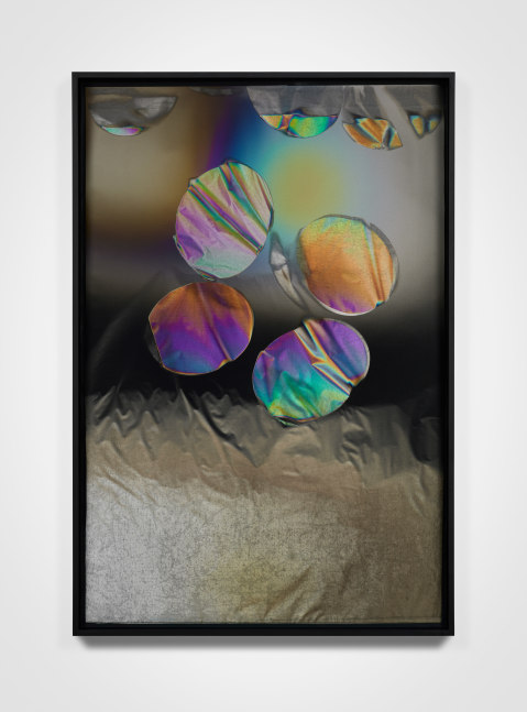 Larry Bell
Solar Study 82A, 2024
Mixed media with aluminum and silicon monoxide mounted on canvas
Framed Dimensions:
62 1/4 x 42 1/4 x 4 inches
158.1 x 107.3 x 10.2 cm
Artwork Dimensions:
60 7/8 x 40 3/4 inches
154.6 x 103.5 cm