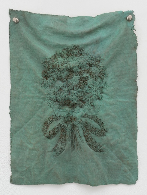 Jessie Henson Monument (present), 2024 Unique Bronze with patina and Caplain 20K gold leaf 12 x 8 3/4 x 1/2 inches 30.5 x 22.2 x 1.3 cm