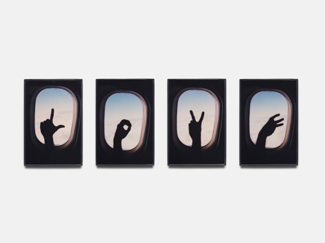 Jim Hodges and Tim Hailand, Untitled (L O V E), 1997