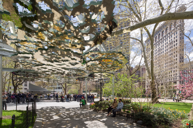 Teresita Fernández Fata Morgana, 2015 Installation view at Madison Square Park​, New York