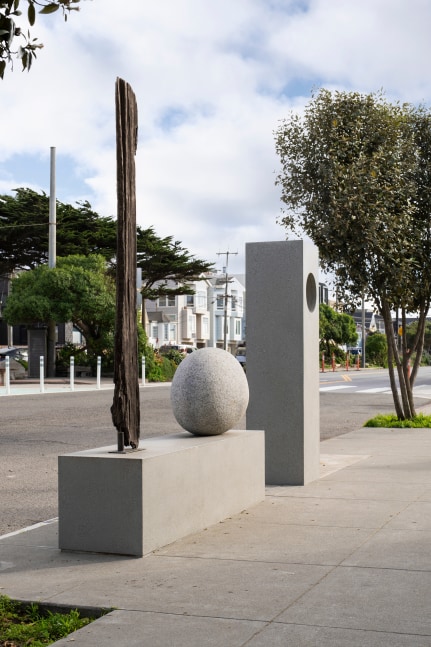 Jesse Schlesinger Pacific Transit, 2024 Concrete, stone and bronze Site-specific artwork commissioned by the City and County of San Francisco through the San Francisco Arts Commission