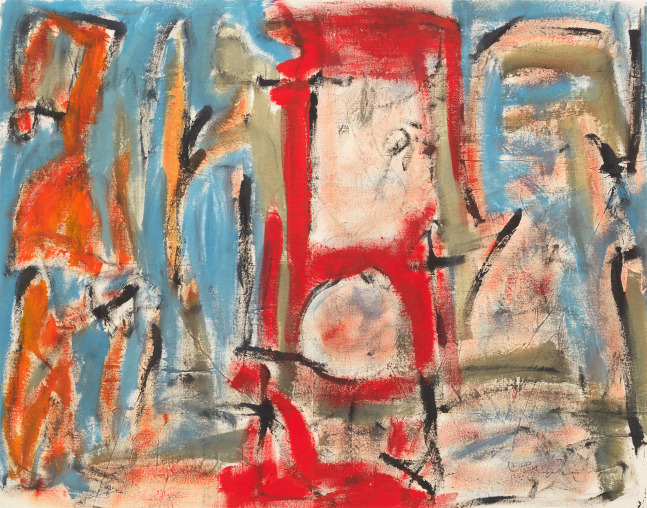 Claude Lawrence
Two&amp;#39;s and Three&amp;#39;s, 2021
Oil on unprimed canvas
Artwork Dimensions:
45 3/8 x 57 3/4 x 1 1/2 inches
115.3 x 146.7 x 3.8 cm