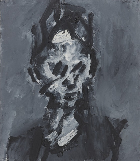 Frank Auerbach
Head of Shane Dunworth, 1986
Oil on paper
30 1/4 x 24 1/4 inches
(76.8 x 61.6 cm)
