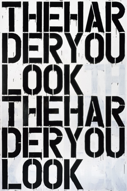 Christopher Wool
Untitled, 2000
Enamel on aluminum
108 x 72 inches
(274.32 x 182.88 cm)