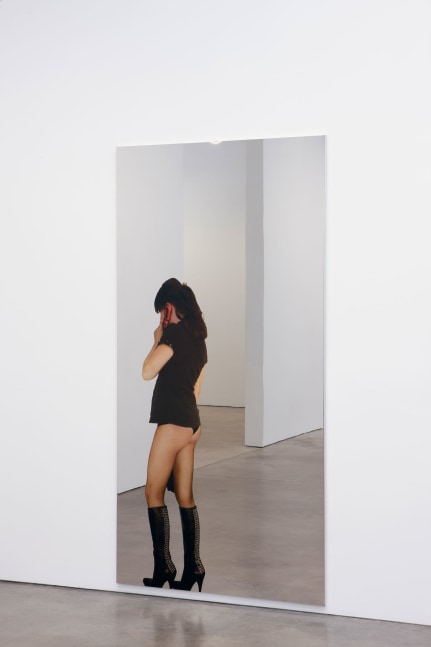 Michelangelo Pistoletto
Prost N.1, 2008
Silkscreen print on mirror-polished stainless steel
96 1/8 x 48 inches
(244 x 122&amp;nbsp;cm)