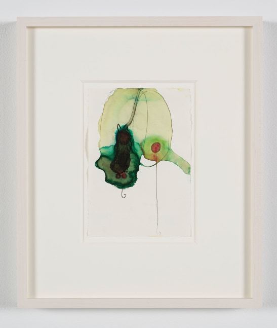 Lucia Nogueira
Untitled, 1993
Watercolor on paper
Sheet size: 7 7/8 x 5 1/2 inches (20 x 14 cm)
Frame size: 14 1/8 x 11 3/4 inches (35.7 x 29.8 cm)