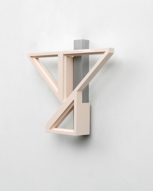 Richard Rezac
Untitled (23-08), 2023
Painted cherry wood and aluminum
15 x 18 x 3 3/4 inches
(38.1 x 45.7 x 9.5 cm)
&amp;copy; Richard Rezac; Courtesy of the artist and Luhring Augustine, New York. Photo:&amp;nbsp;Tom VanEynde