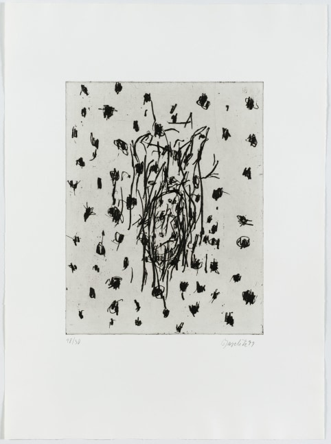 Georg Baselitz
Untitled (plate 7 from &amp;#39;45-III), 1991
18/30
Baselitz 91
Etching and drypoint on copper paper
30 1/4 x 22 inches
(77 x 56 cm)
