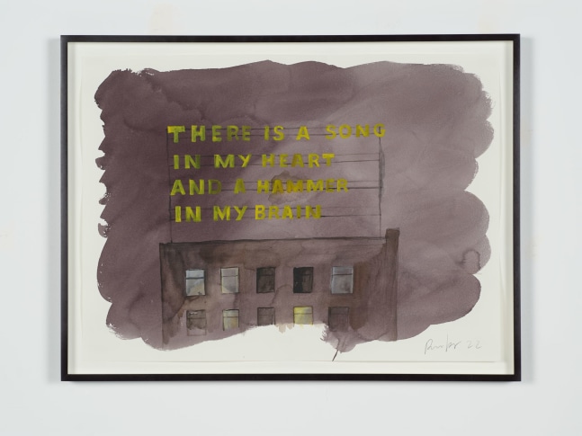 Ragnar Kjartansson
I Love You Baby, 2022
Watercolor on paper
22 x 29 7/8 inches (56 x 76 cm)
