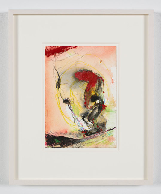 Lucia Nogueira
Untitled, 1984
Watercolor, graphite, and wax on paper
Sheet size: 10 1/8 x 7 1/8 inches (25.5 x 18 cm)
Frame size: 16 1/2 x 13 1/2 inches (41.9 x 34.3 cm)