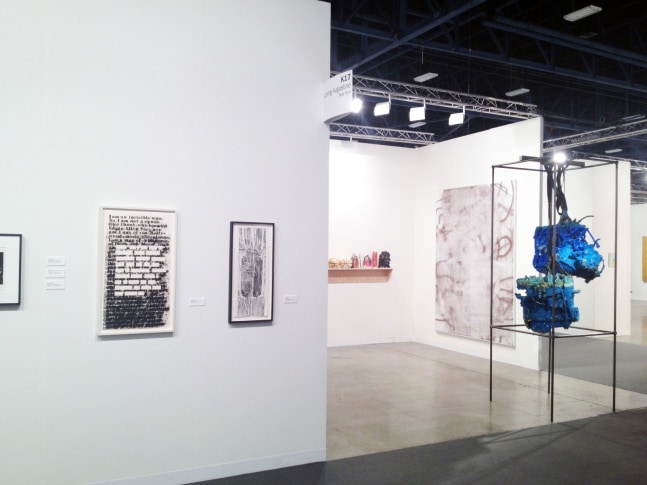 Luhring Augustine&amp;nbsp;

Art Basel Miami Beach&amp;nbsp;

Installation view&amp;nbsp;

December 5-8, 2013

(Pictured: Glenn Ligon, Zarina, Christopher Wool, Roger Hiorns)
