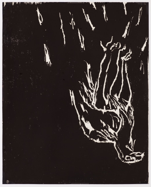 Georg Baselitz
Adler (Eagle), 1981
Cat. Rais. 419
From an edition of 50
Woodcut on paper
39 3/8 x 31 1/2 inches
(100 x 80 cm)