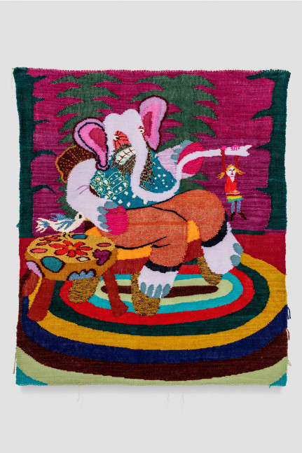 Christina Forrer
Elephant on Chair, 2022
52 x 42 inches
(132.1 x 106.7 cm)