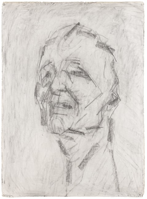 Frank Auerbach
Self-Portrait II, 2023
Graphite on paper
30 1/4 x 22 1/4 inches
76.8 x 56.5 cm
Photo: A C Cooper, London
