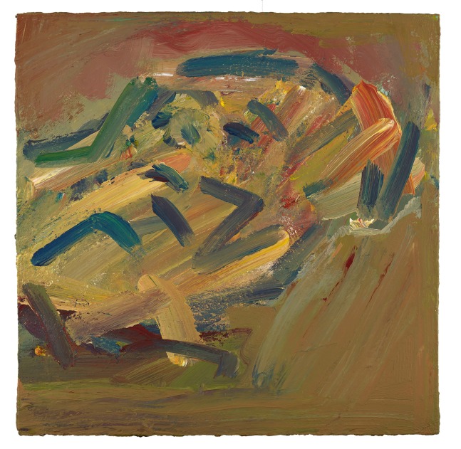 Frank Auerbach
Reclining Head of Julia, 2016-17
Acrylic on board
15 x 15 inches
(38.1 x 38.1 cm)

&amp;nbsp;