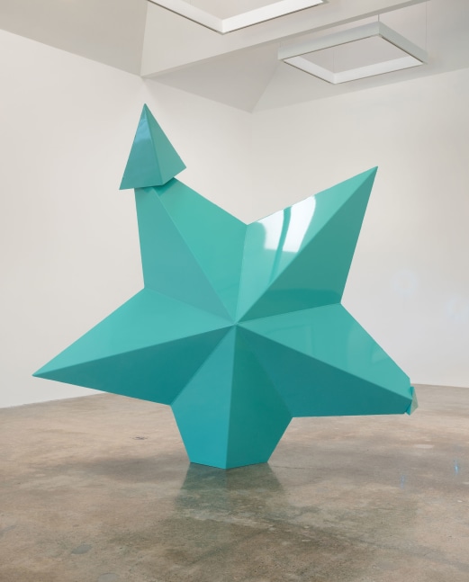 Mark Handforth
TURQUOISE STAR/COSMIC DANCER, 2014
Painted aluminium
111 x 123 x 48 inches
(281.9 x 312.4 x 121.9 cm)
&amp;copy; Mark Handforth; Courtesy of the artist and Luhring Augustine, New York. Photo:&amp;nbsp;Robert Wedemeyer