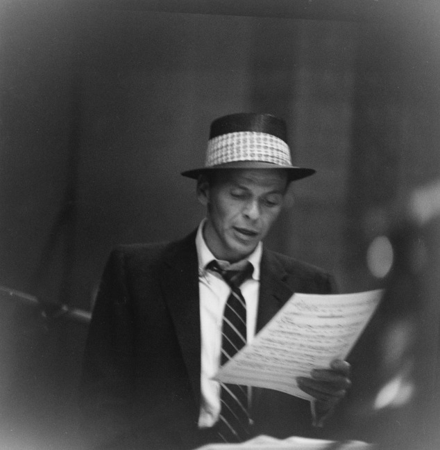 Lee Friedlander
Frank Sinatra, Los Angeles, 1955
Gelatin silver print
Image: 14 3/4 x 13 1/2 inches (37.4 x 34.3 cm)
Sheet: 20 x 16 inches (50.8 x 40.6 cm)