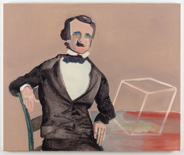 Emo Verkerk
Edgar Allan Poe, 2019
Oil on cotton
39 3/8 x 47 1/4 inches
(100 x 120 cm)