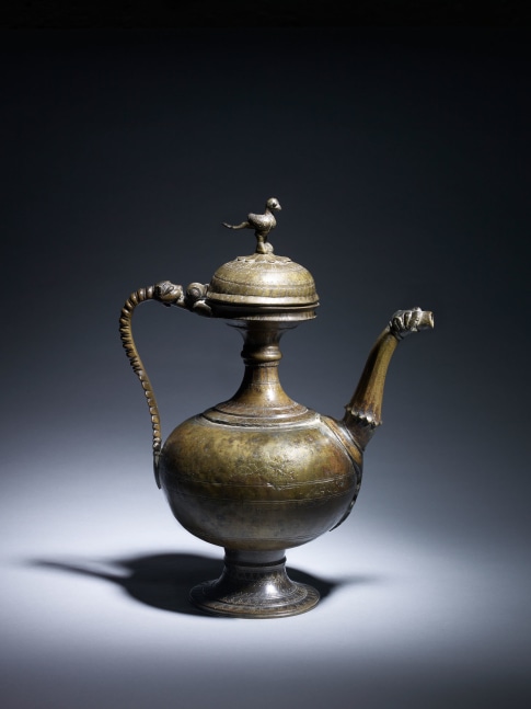 Bronze ewer and cover, Mughal period, 16th-17th century
Cast bronze
15 3/8 inches (39 cm)