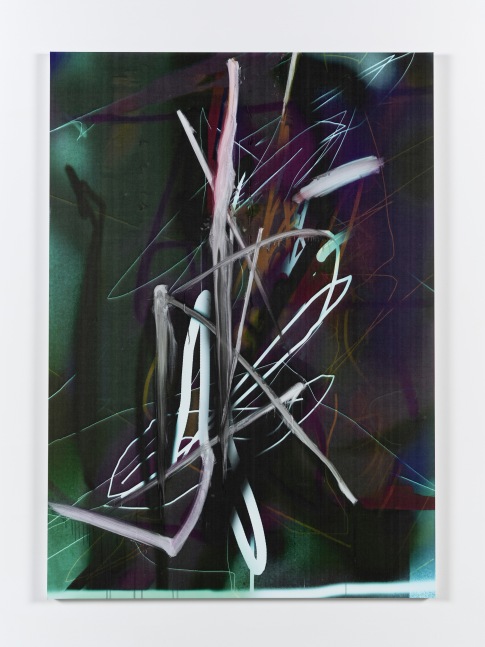 Jeff Elrod
Oversite, 2019
Inkjet and acrylic on linen
82 x 58 inches
(208.3 x 147.3 cm)