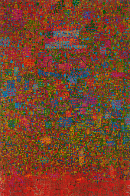 Tomm El-Saieh
Wanga N&amp;egrave;g&amp;egrave;s, 2021
Acrylic on canvas
72 x 48 inches
(182.9 x 121.9 cm)