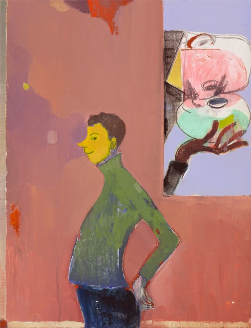 Sanya Kantarovsky
Kolobok, 2014
Charcoal, oil, pastel, watercolor on linen
34 x 26 inches
(86.36 x 66.04 cm)