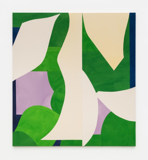 Sarah Crowner
Another Green World, 2021
Acrylic on canvas, sewn
78 x 72 inches
(198.1 x 182.9 cm)