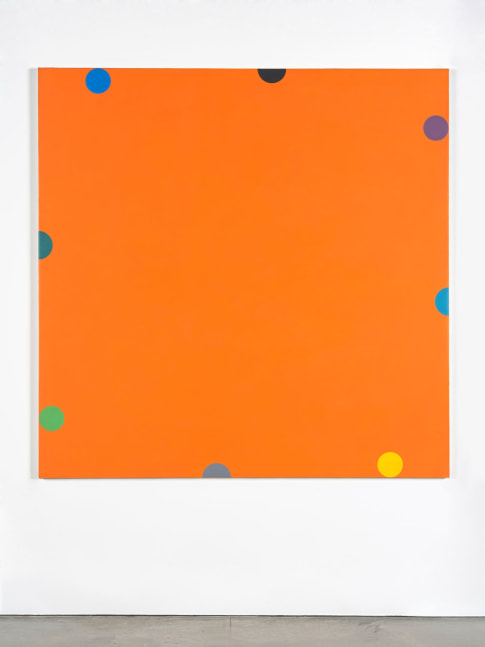 Jeremy Moon
Orangery,&amp;nbsp;1965
Acrylic on canvas&amp;nbsp;
68 1/2 x 68 1/2 inches
(174 x 174 cm)