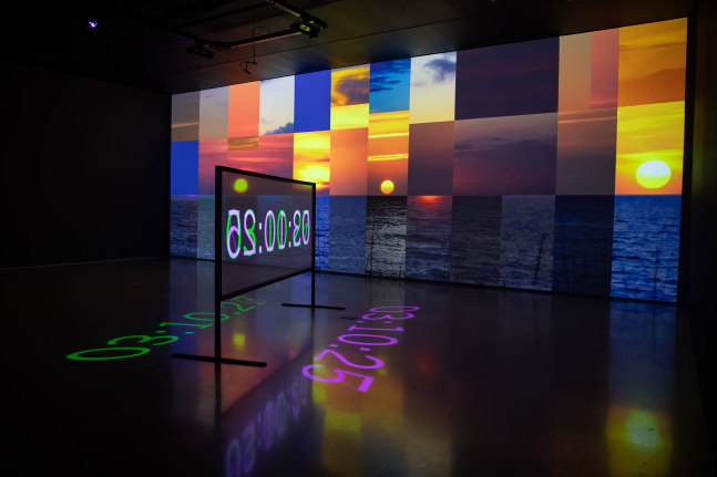 Charles Atlas (American, b. 1949),&amp;nbsp;Kiss the Day Goodbye, 2015. Two channel video installation with color and sound. Running time: 19 minutes, 15 seconds. Courtesy of the artist and Luhring Augustine, New York. Installation view at the Tampa Museum of Art. Photography by Paige Boscia.