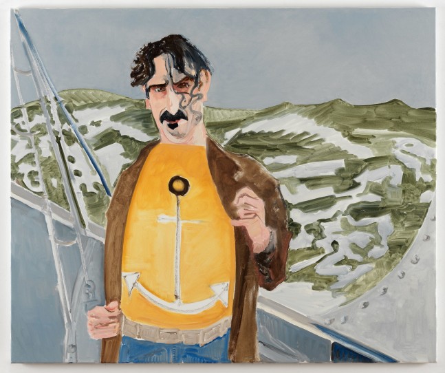 Emo Verkerk
Frank Zappa (Anchor), 2020
Oil on cotton
39 3/8 x 47 1/4 inches
(100 x 120 cm)