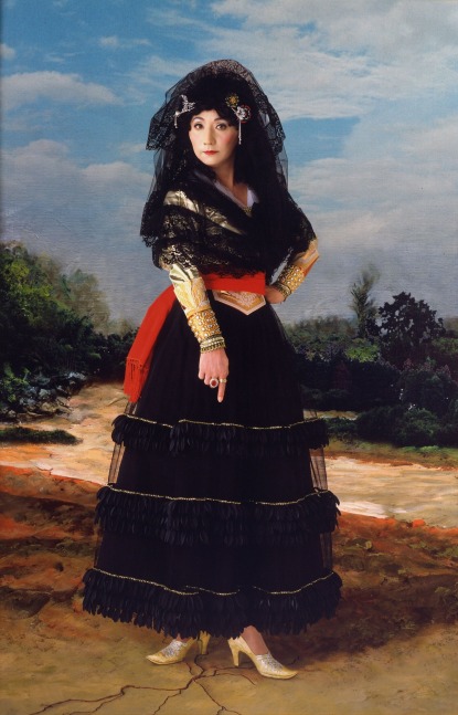 Yasumasa Morimura
Dedicated to La Duquesa de Alba/ Black Alba, 2004
C-Print on canvas
Edition of 5
70 7/8 x 47 1/4 inches
(180&amp;nbsp;x 120&amp;nbsp;cm)